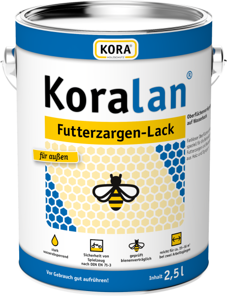 Koralan® Futterzargen-Lack 2,5 l Eimer