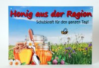 Außenwerbeschild "Honig aus der Region"...